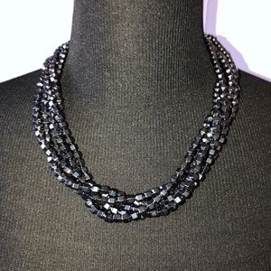 Hematite Multi Strand Necklace